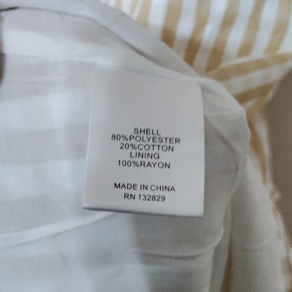 NWT MAJORELLE Joel Midi Dress in Gold Check Size Large - Picture 5 of 5